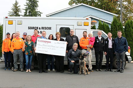 Clackamas supports Mt. Hood Search and Rescue